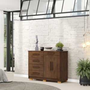 Comoda Vila Rica Sapat. Sirius 2pt 5gv Imb/rus