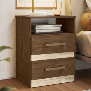 Criado Moval Apolo 2g Castanho W/avela W