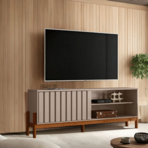 Bancada Mobler Aurora 188 Grigio/cinamomo Mel