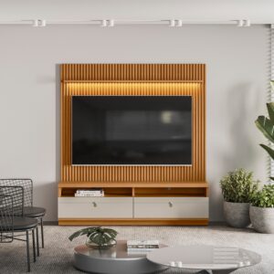 RACK LINEA OURO PRETO C/PAINEL 180 NATURE/OFF